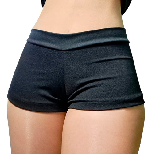 Short De Licra Para Mujer Sexy Ajustable Cachetero + Tanga 