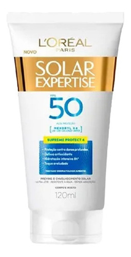 Protector Solar L'oreal Solar Expertise Fps 50 120 Ml Ub