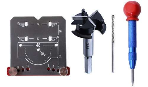 Plantilla De Perforación Con Bisagra De 35 Mm, Broca Para Ta
