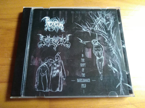 Split Cd Throneum / Pazuzu In The Crypt Of Hakeldamach Feld