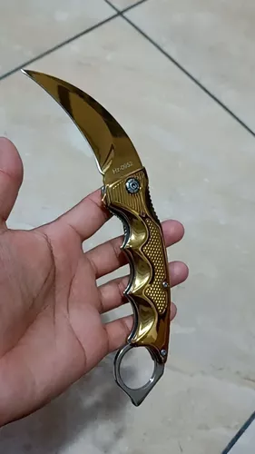 Canivete HZ-0952 Tipo Karambit com trava de segurança e clip de bolso  colorido - Martinelli Pesca e Náutica - As melhores Ofertas do Ano em Pesca