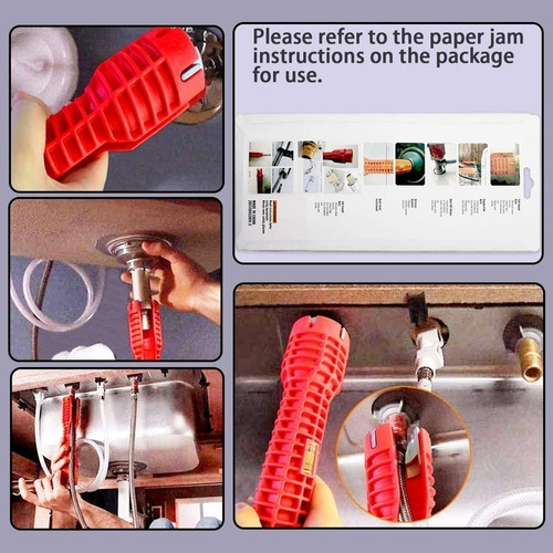 Llave Multifuncional Para Lavabo De Tres Cabezales 8 En 1