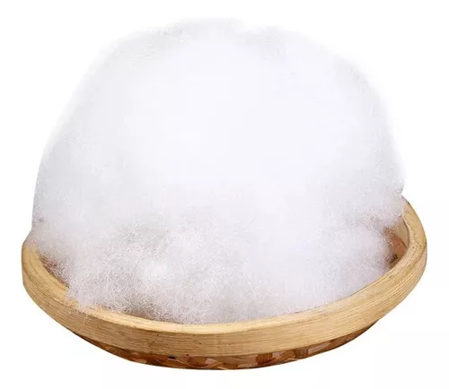 Relleno de algodón sintético 1 kg. Relleno para Peluches, Almohadas y  Cojines - Chambao Decoración