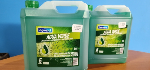 Pack 2 Unidades Agua Verde Aguacol (10 Lts)