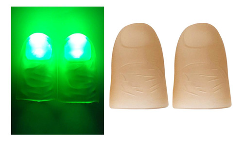 Luces De Dedo Trucos De Magia Luz De Pulgar Led Luz Verde