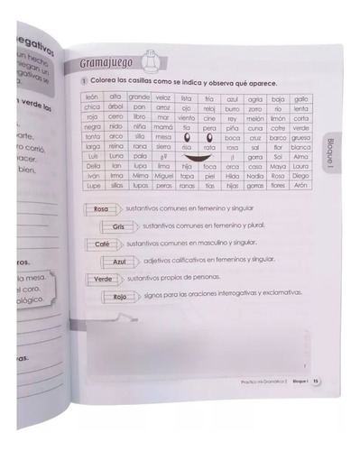 Practico Mi Gramática 2° Cuaderno De Trabajo / Primaria