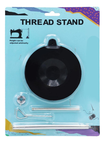 Soporte De Carrete De Hilo Único Ajustable Para Acolchado