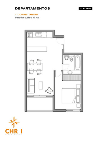 Imagen 13 de 13 de Venta Departamento 1 Dormitorio