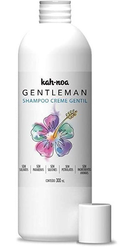 Imagem 2 de 3 de Shampoo Creme Gentil Gentleman 300ml - Kah Noa