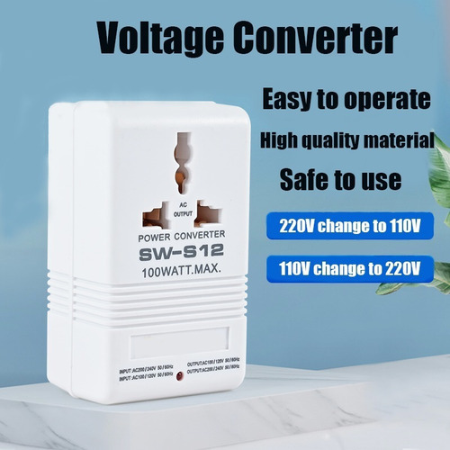 Convertidor De Voltaje 110v/120v A 220v/240v Elevador/reduct
