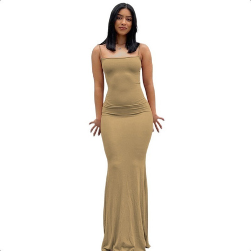 Kardashian Skims Vestido Casual Delgado Tirantes Casa