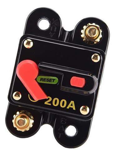 . 3 Disjuntor De Áudio Automotivo 200 Amperes Cc 12 V 24 V