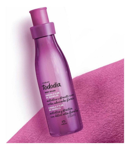 Body Splash Ciruela Y Flor De Vainilla Natura Set Con 2