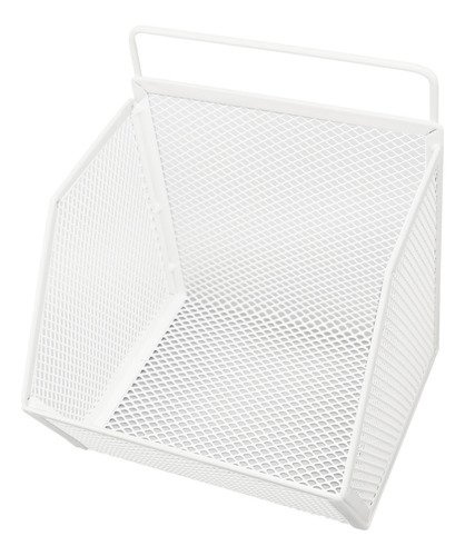 Cesta De Alambre Colgante De Metal Adhesiva De 13,2 X 10 X 1