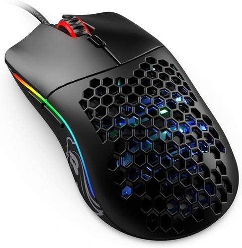 Mouse Gamer Glorious, Modelo O- (menos), 58 G, Negro Mate