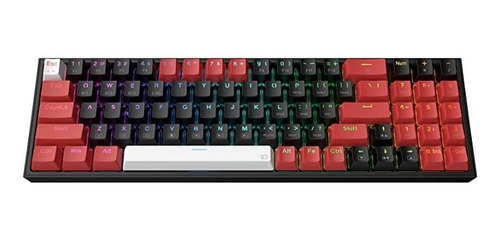 Redragon K628 Pro 75% Teclado Inalámbrico Rgb Para Juegos .