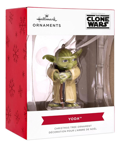 Hallmark Star Wars: The Clone Wars Yoda Adorno Navideño