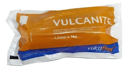 Rolo De Remendo Quente 1kg Vulcaflex - Remendo/ Manchão