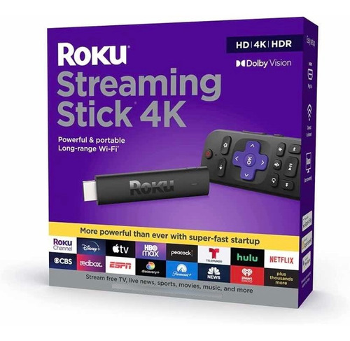 Disponible. Roku Streaming Stick 4k Control Voz. Nuevo