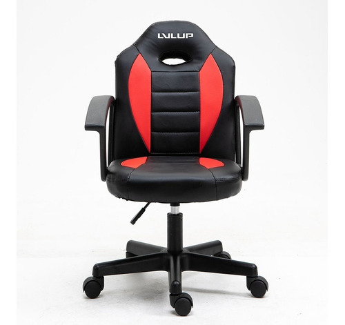 Silla Lvl Gamer Small Color Rojo Y Negro