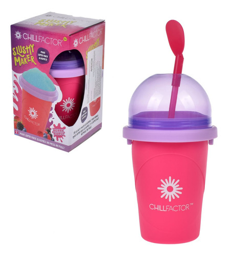 Vaso Para Hacer Granizados Chillfactor - Rosado