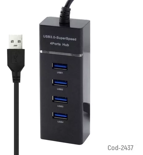 HUB USB -C USB CON 1 PUERTO USB-C Y 3 PUERTOS USB-A (SUPERSPEED DE