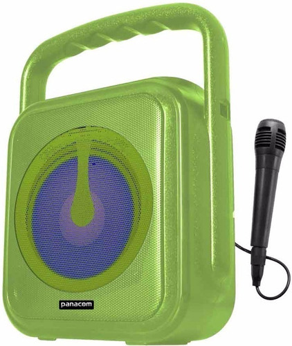 Parlante Portatil Panacom Microfono Bateria Bluetooth Radio