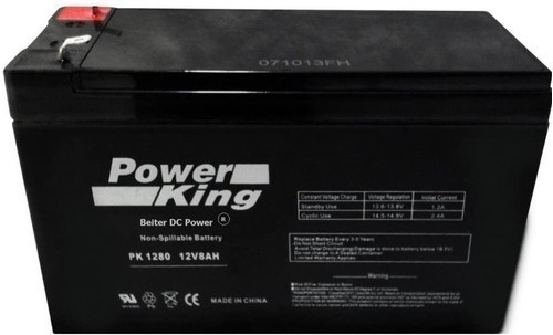 Bateria 12v 7ah Terminal F2 Multiproposito Power King 