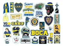 Comprar Stickers Calcos Boca Juniors Futbol Termo Mate Compu Celu