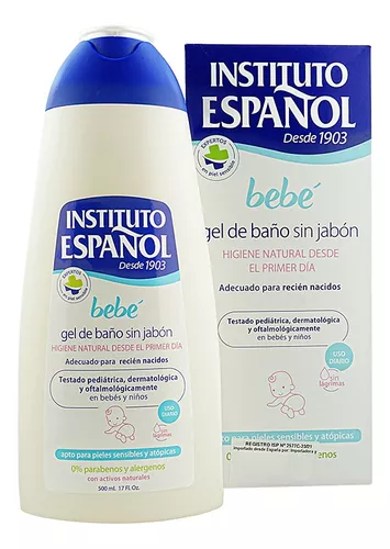 Gel De Baño Sin Jabón Para Bebés R/n 500ml Instituto Español