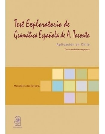 Test Exploratorio De Gramática Española. Stsg