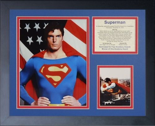 Foto Collage Superman Leyendas 11x14 Negro