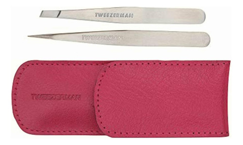 Tweezerman Petite Set, Pink Case