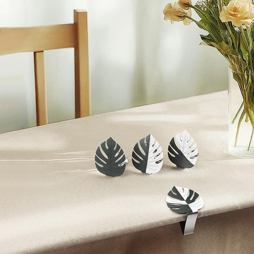 4 Pinzas De Acero Inoxidable Para Mantel, Soportes Para
