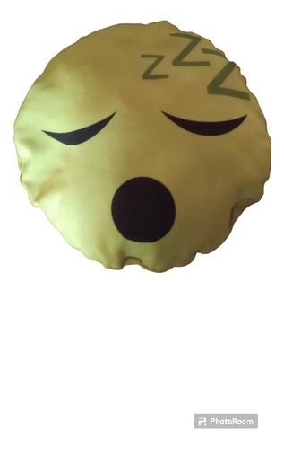 Almohadón Amarillo De  Emoji Zzz