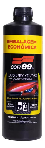 Refil Luxury Gloss 480ml Carnauba Embalagem Econômica