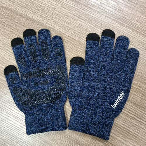 Guantes De Punto Para Invierno, Con Forro Polar Cálido, Engr