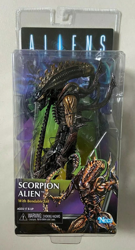 Mz Figuras De Acción Neca Alien Scorpion Movable Xenomorph