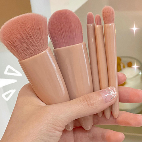 Juego De Pinceles De Maquillaje Mini Corrector Portátil