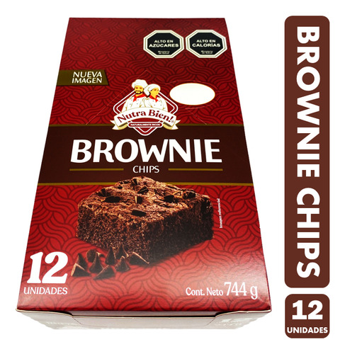 Braunichips De Chocolate Nutra Bien (caja Con 12 Unidades)