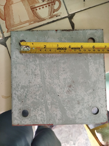 Flancheo Base Para Tubos Estructural 100x100