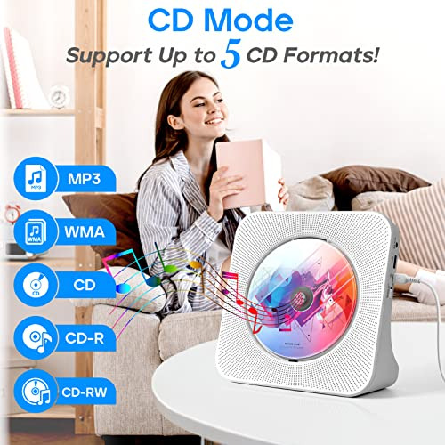 Pack De Reproductor Cd Bluetooth Hi-fi Con Altavoces