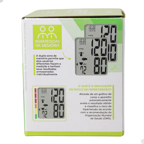 Aparelho Medidor Pressão Arterial Pulso G-tech 3d Sensor