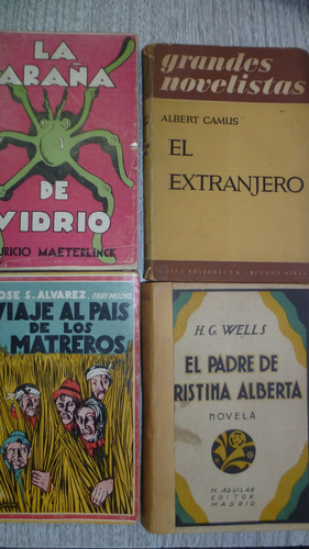 Set 4 Libros Novelas El Extranjero - Albert Camus