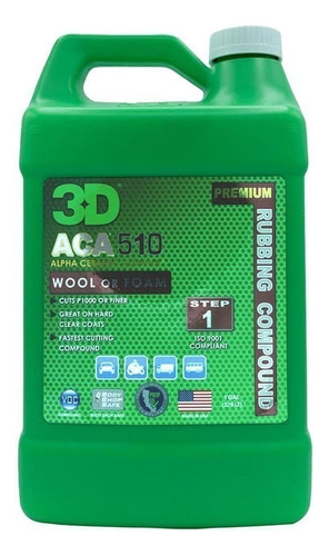 3d Aca 510 Compuesto Corte Premium Galon