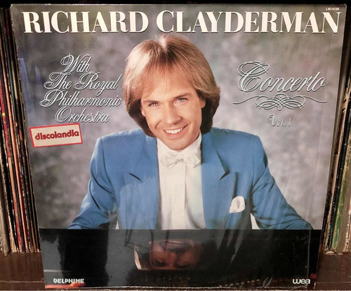 Lp Richard Clayderman - Concerto Vol. 1. 1985. Nacional.