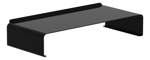 Soporte Eleva Monitor Cpu Escritorio Oficina Teclado Negro