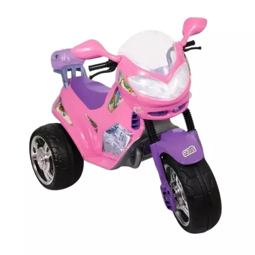 Moto Infantil Fada 6V Rosa/Lilás 1210L - Magic Toys