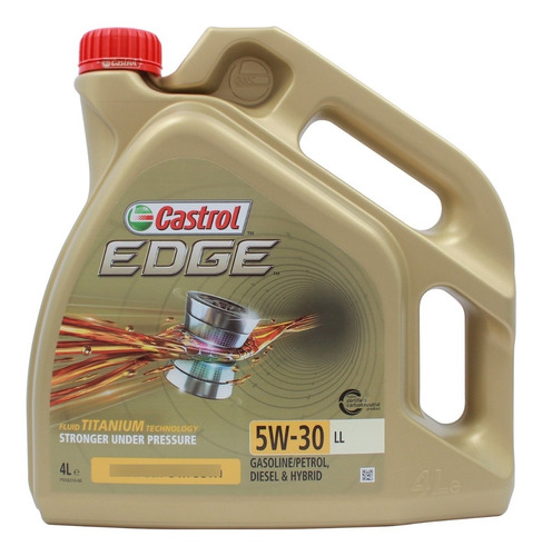 Aceite Castrol 5w-30 Edge Titanium (ll C3) Bidon 4 Litros