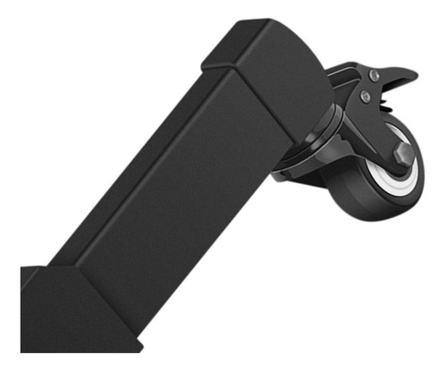 Soporte Steren STV-150 de piso para TV/Monitor de 19" a 83" negro mate
